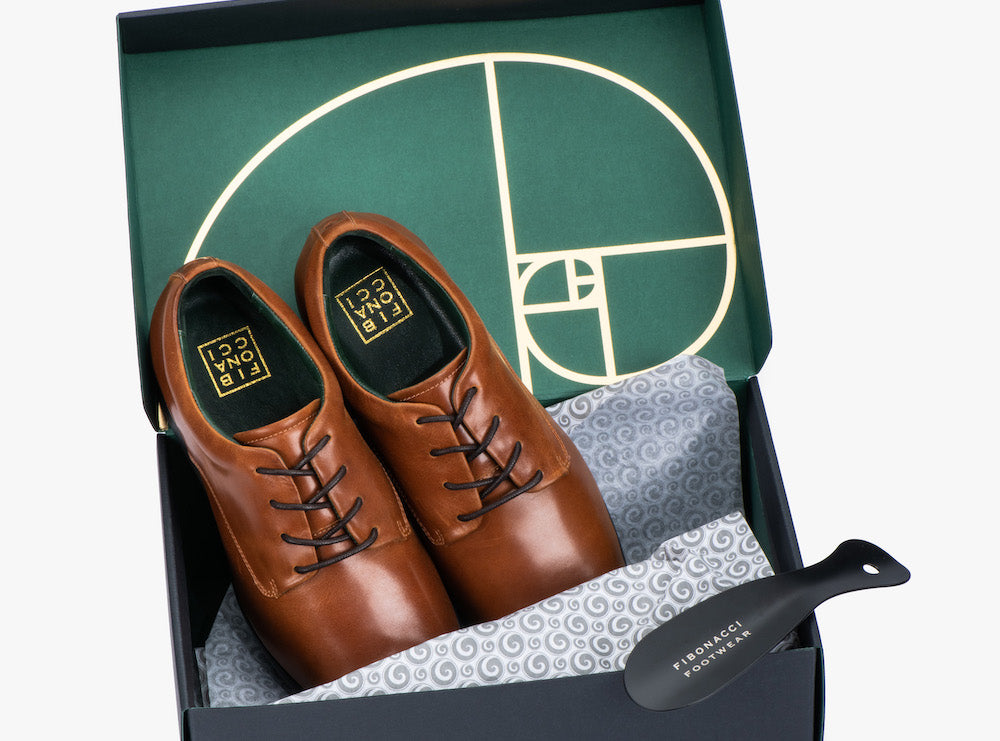 Men\'s Fibonacci Flat Loafer Cognac Liber Dress Shoes Fibonacci Leather Luxury Men main image 4