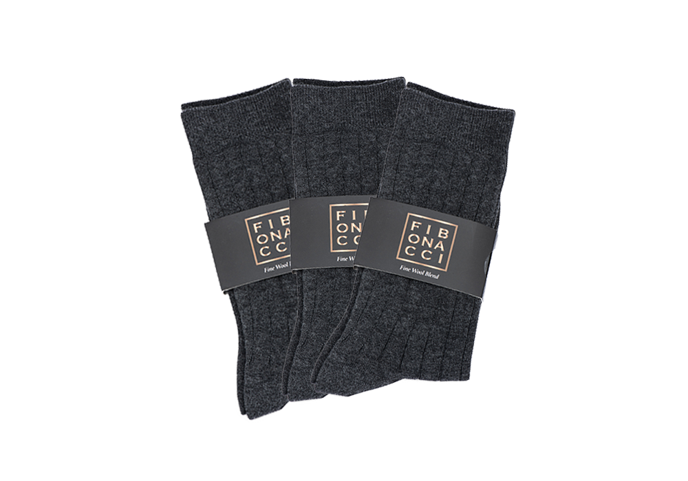 Wool Socks (Charcoal)